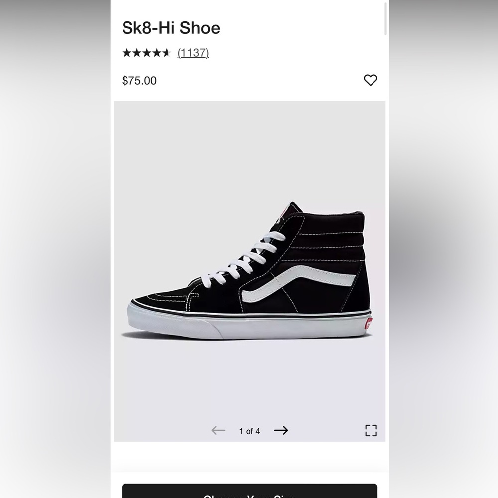 women’s vans!